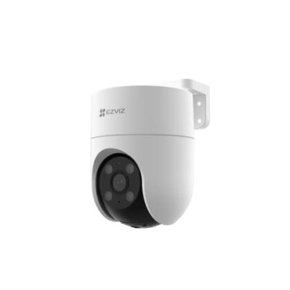 Ezviz H8C 4MP Outdoor Pan & Tilt Wi-Fi Camera|Color Night Vision|360° Coverage|Auto-Tracking|Two-Way Talk|Weatherproof Design|Supports MicroSD Card (Up to 512 GB)|White