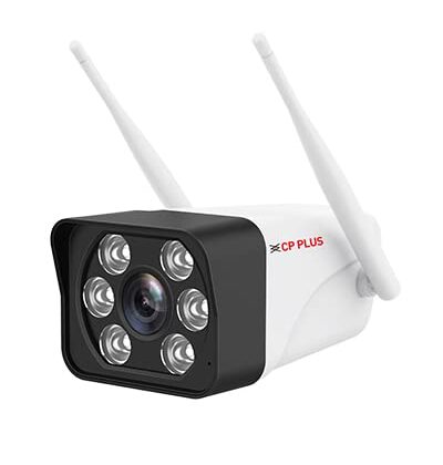CP PLUS 3MP 4G Sim Card Supported Outdoor Smart Bullet Camera | Support RJ45 Port and 4G Sim | Two Way Talk |Full Colour Night Vision| SD Card (Up to 256 GB) IP Ratings – IP66 CP-V32G
